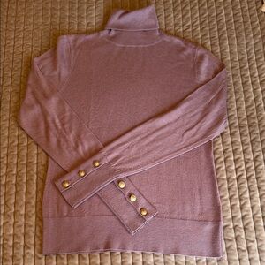 L'AGENCE Lavender Turtleneck Sweater